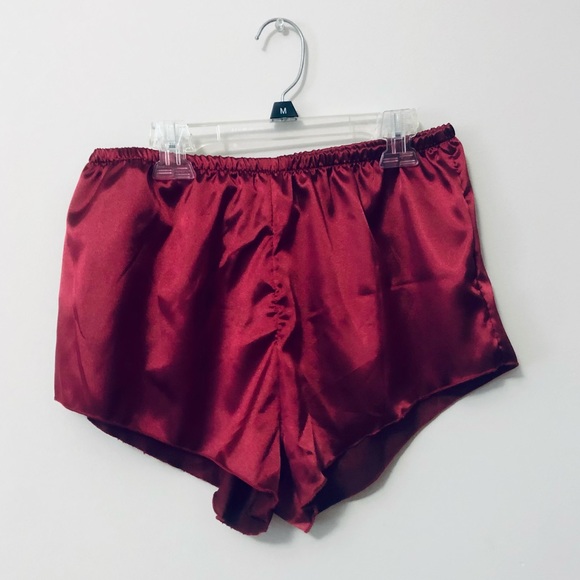 NWOT Lace Trim Tie Back Backless Satin Night Set - Picture 4 of 6